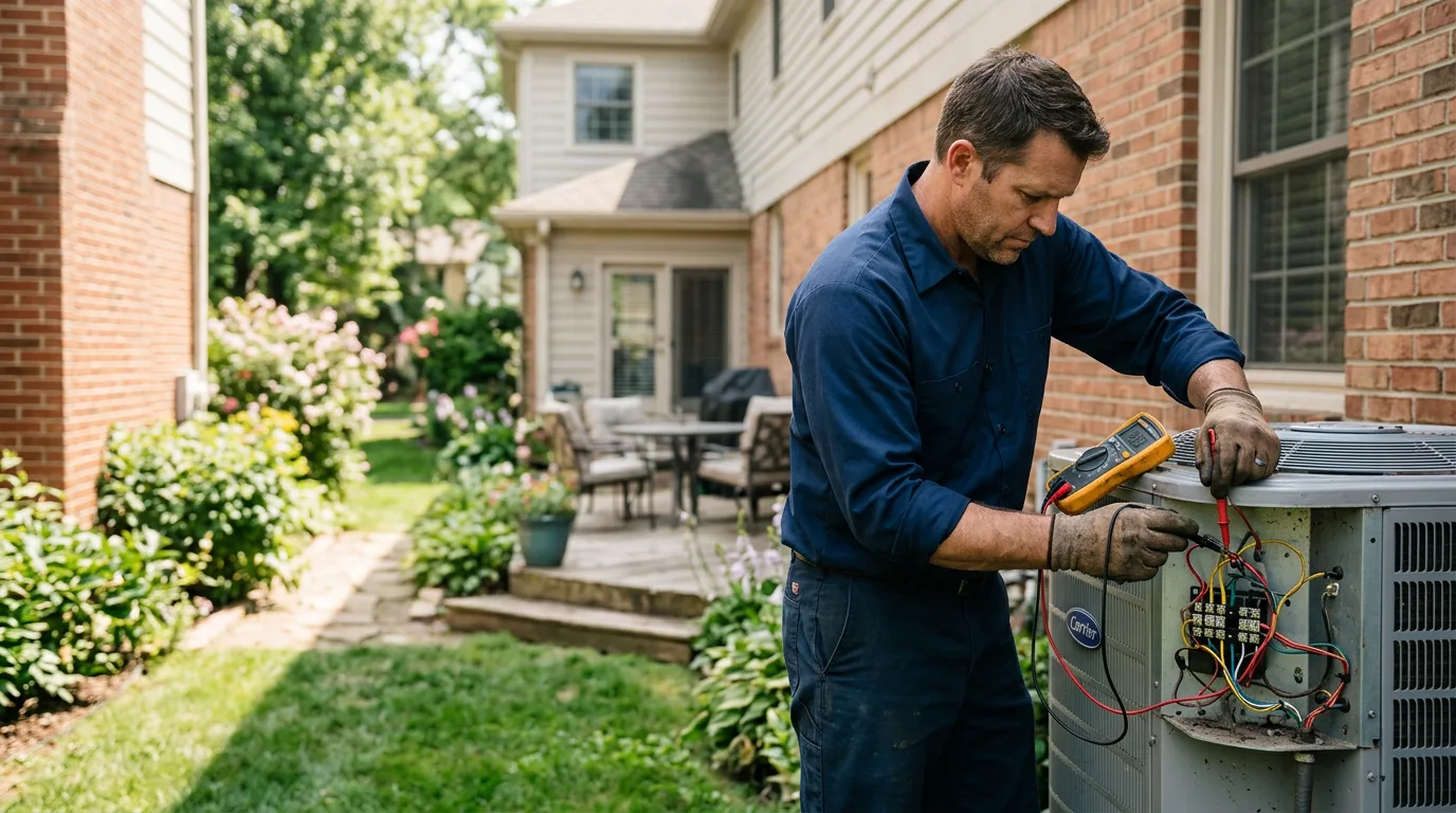 HVAC technician working near Stephenson, WV